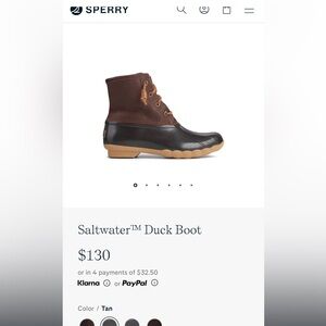 Saltwater Duck Boot - Brown and Black